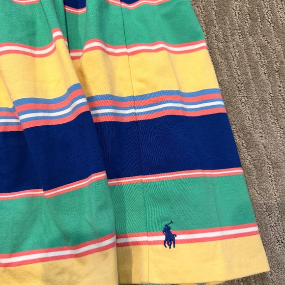 Polo Ralph Lauren Multicolor Striped Sleeveless Dress Girls Small Size 7 - Picture 4 of 6